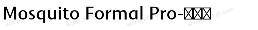 Mosquito Formal Pro字体转换